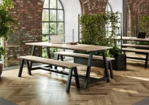 Gianni-A-table-Halifax-Oak-and-black-legs-with-floor-planter-1