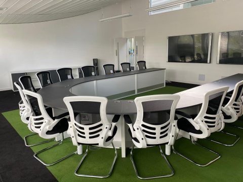 Modern office meeting room