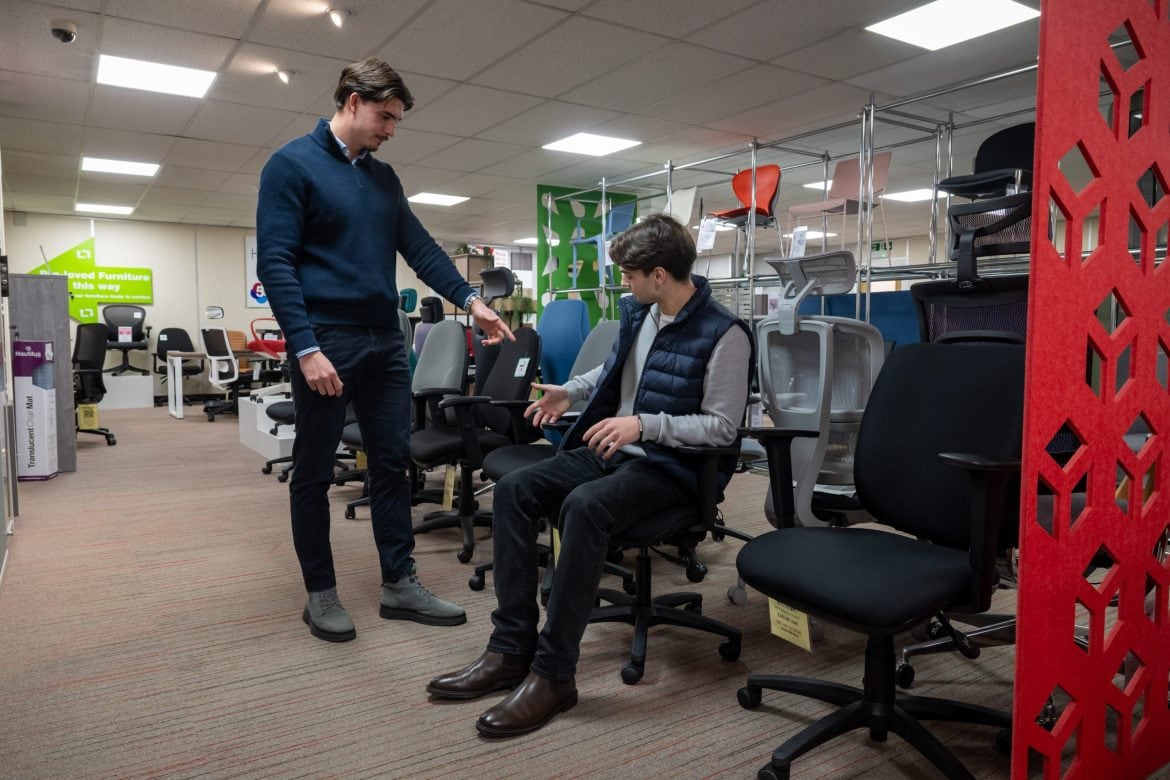 Office chairs for back care