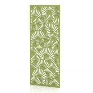 Acoustic panel in lime green