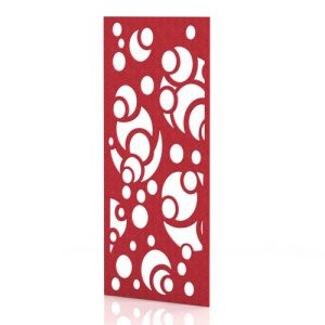 Acoustic wall panels made from recycled materials
