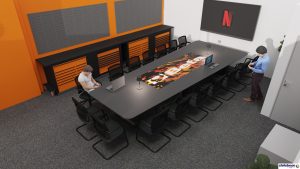 Chrisbeon Office Supplies 3d plan of conference and boardroom